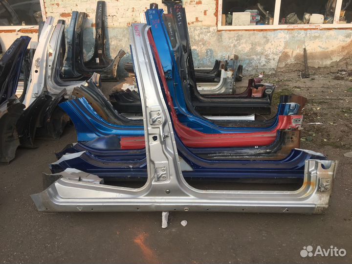 Порог правый Fiat Albea полный отрез