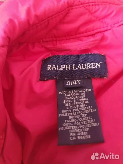 Куртка для девочки Ralph Lauren
