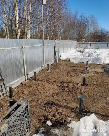 Винтовые сваи установка под ключ