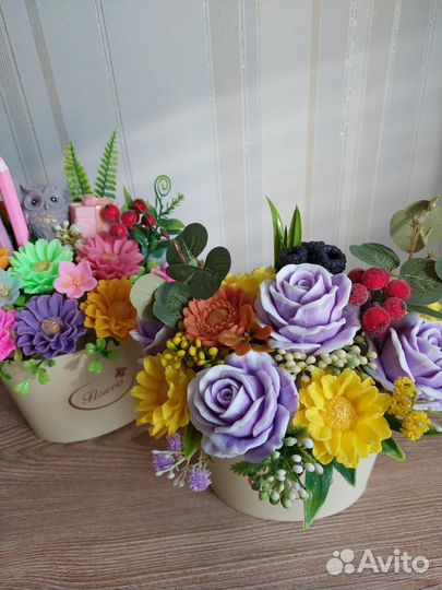 Букет из мыла на день учителя