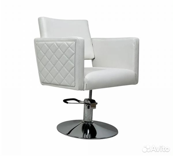 Парикмахерское кресло “комодо” белый