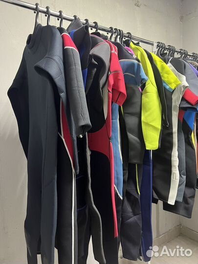 Гидрокостюм женский мужской детский укороченный