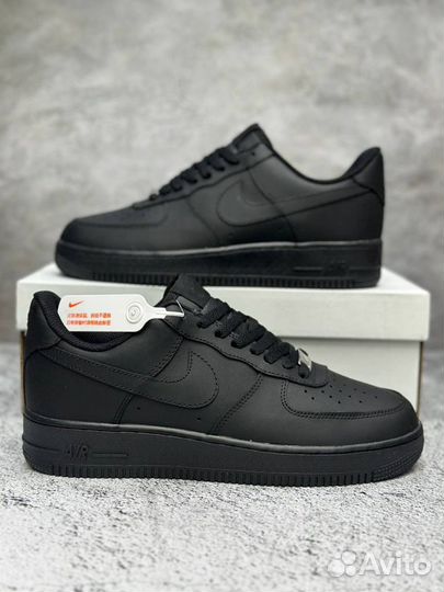 Кроссовки Nike Air Force 1 Black (36-45)