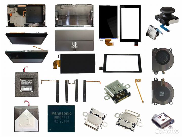 Запчасти для Nintendo Switch, Oled, Lite
