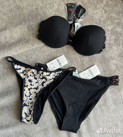 Купальник Oysho новый раздельный черный