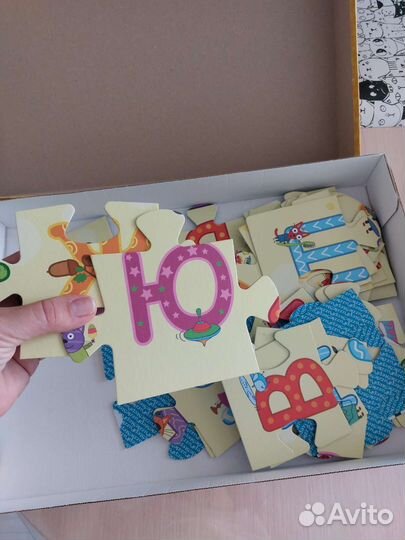 Пазлы алфавит крупные