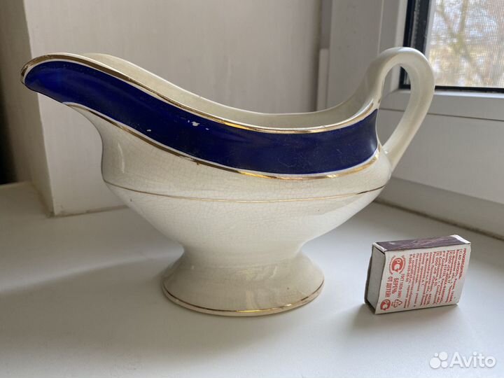 Соусник старинный фарфор