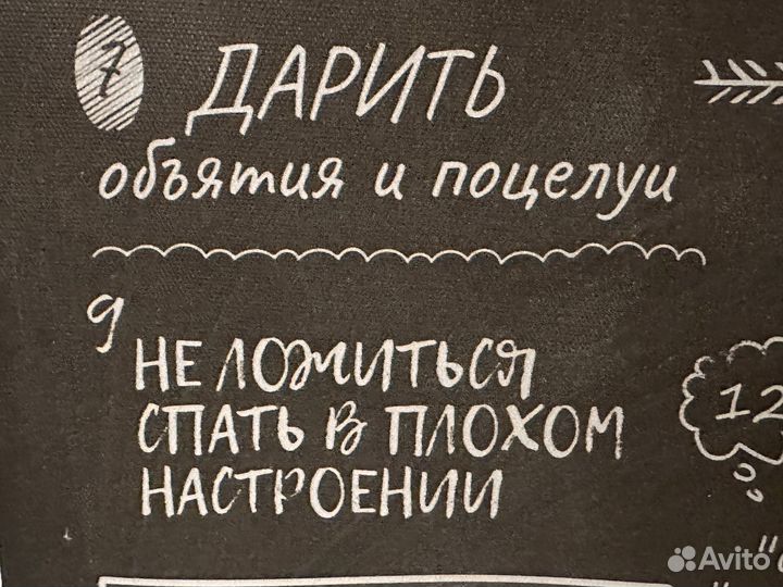 Интерьерная картина Правила дома