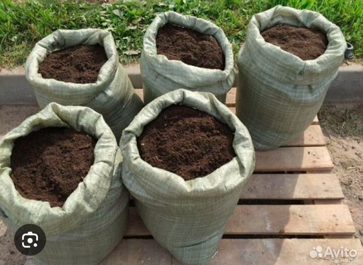 Навоз перегной в мешках и большем объёме