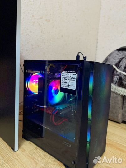 Игровой пк с монитором 165 гц