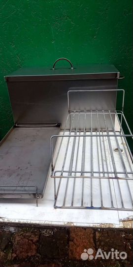 Коптильня горячего копчения новая