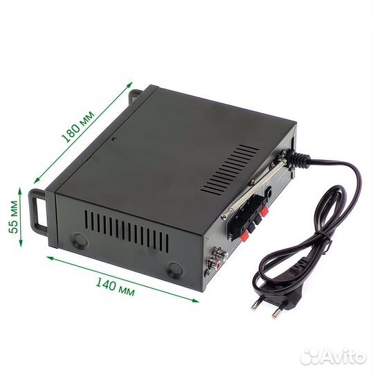 Усилитель звука (2Х60вт,USB,TF,FM,bluetooth)