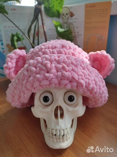 Панама очень тёплая демисезонная ручная работы