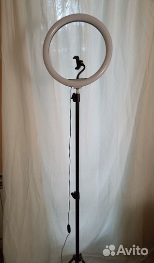 Кольцевая лампа со штативом 36см
