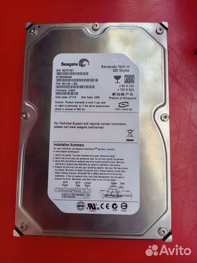 Жесткий диск seagate 320 гб