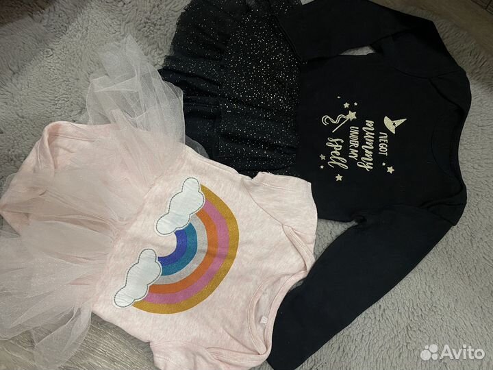 Платье боди для девочки