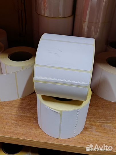 Термоэтикетки 58х30мм