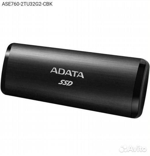 Внешний диск SSD adata SE760 2TB Mini USB 3.2 Чёрн