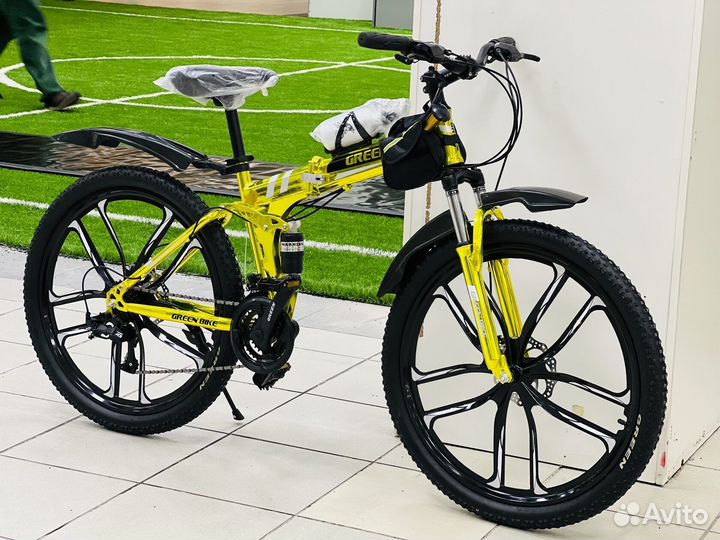Велосипед Green Bike 26R складная рама на литых ди