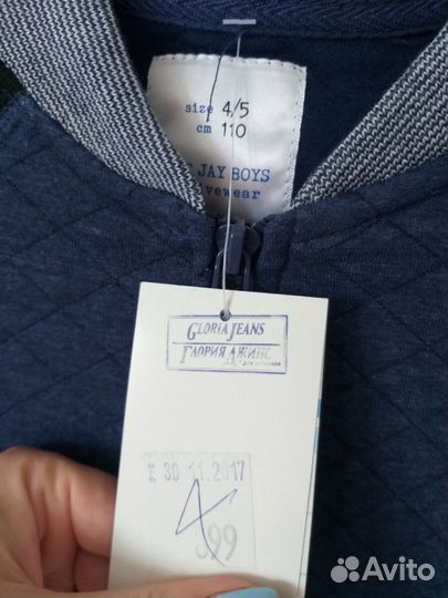 Новая кофта GEE JAY, 110