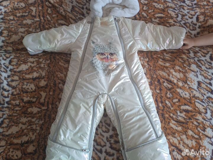 Детский зимний комбинезон на девочку