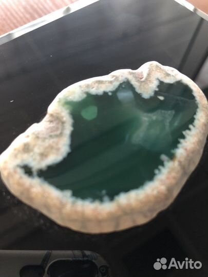 Шкатулка инкрустация срез агата