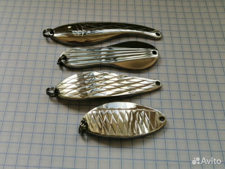 Набор блесен. Жерех, щука, судак, окунь