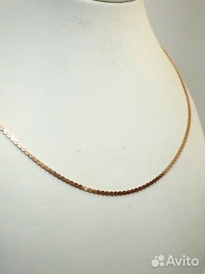 Золотая цепь плетение Париджина 49 см