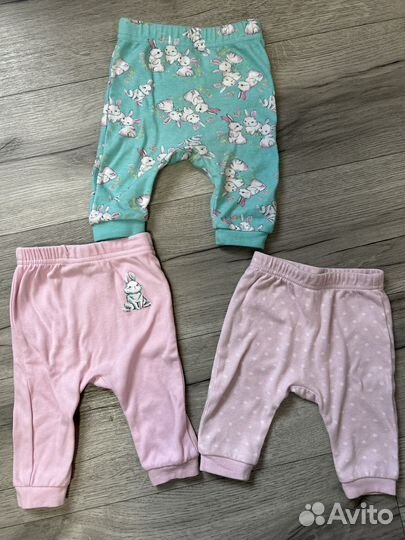 Боди и ползунки новорожденному пакетом 56 62 68