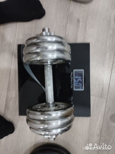 Гантели разборные