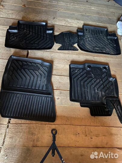 Автомобильные коврики в outlander + багаж
