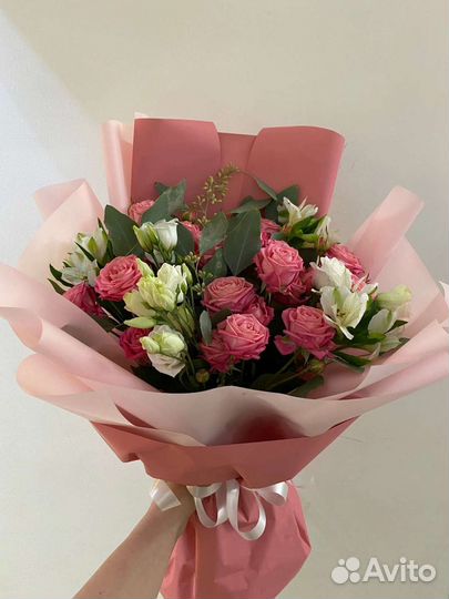 Цветы розы букет