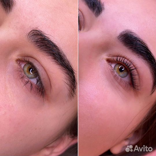 Наращивание и ламинирование ресниц, бровист