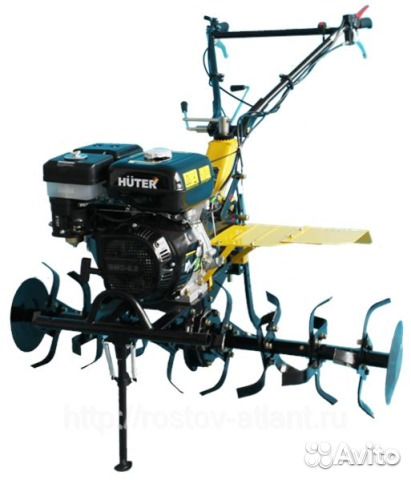 Мотоблок huter MK-11000 большие колеса 5/12