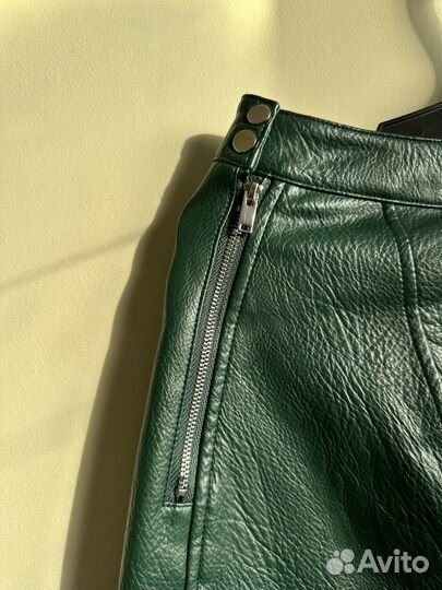 Юбка кожаная женская