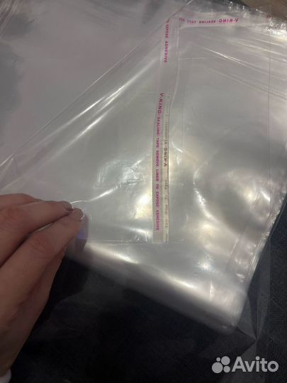 Бопп пакеты упаковочные с клеевым клапаном