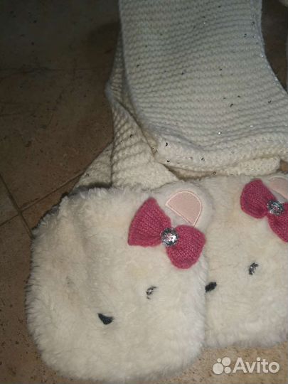 Комплект шапка, шарф