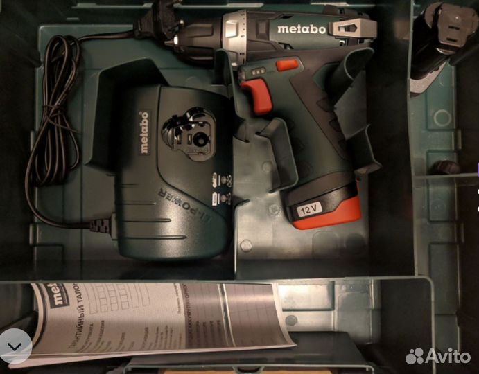 Шуруповерт metabo powermaxx bs