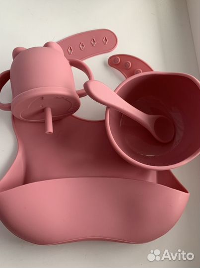 Силиконовая посуда детская для первого прикорма