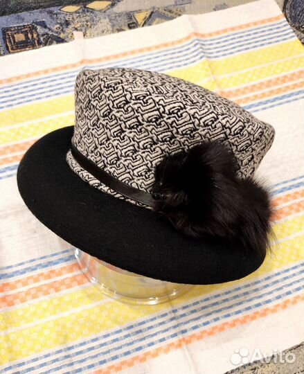 Шляпа шерстяная утеплённая женская Сиринга