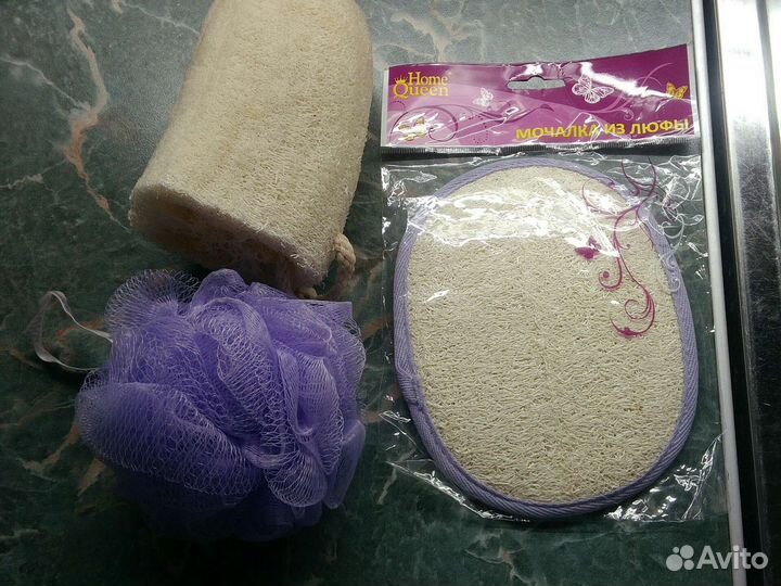 Мочалки новые