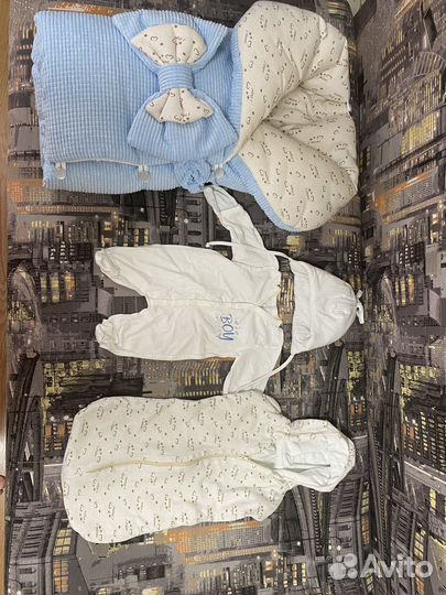 Конверт на выписку для мальчика весна осень