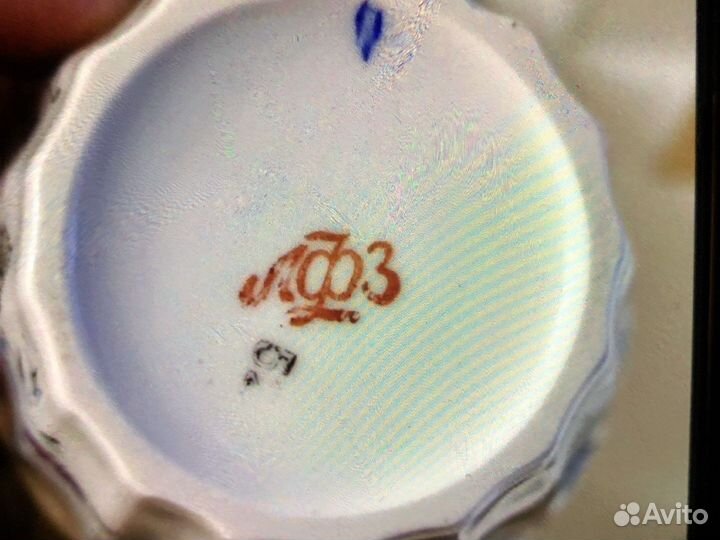 Чайный сервиз 6 чашек и блюдца