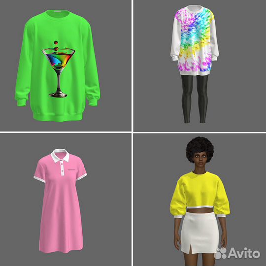 Дизайнер одежды с 3D визуализацией digital design