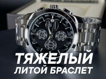 Часы мужские Тissot (литой браслет) black