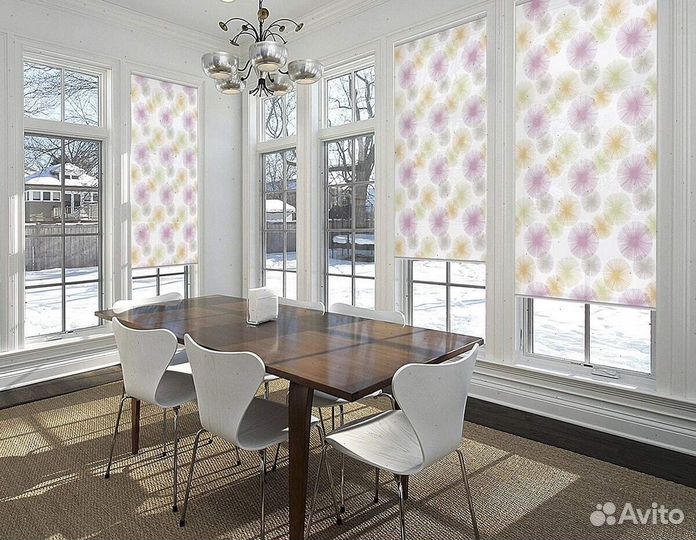 Рулонные шторы. Сейчас ткани -68