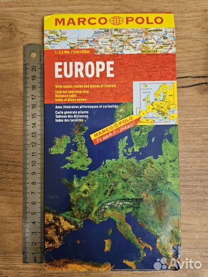 Карта европы