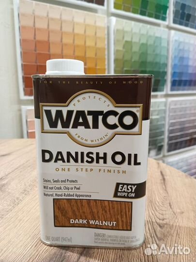 Масло для дерева и мебели watco Danish Oil Датское