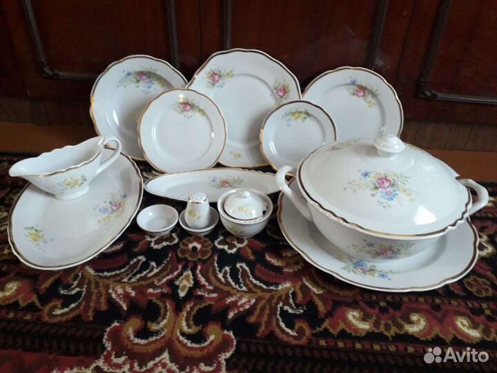 Сервиз столовый Винтажная Роза