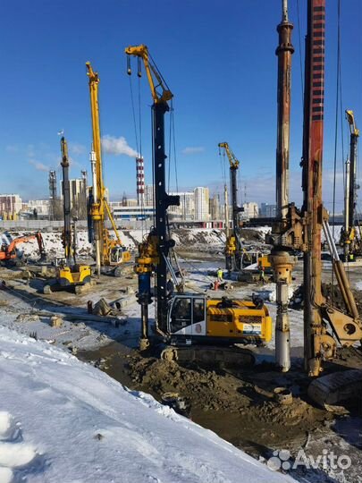 Устройство буронабивных свай